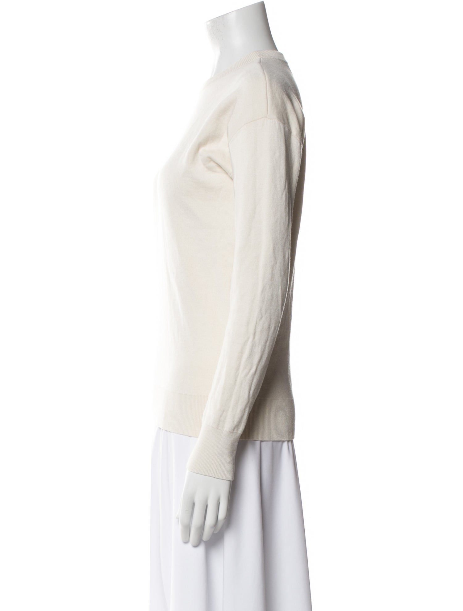 Olivia von Halle Silk Crew Neck Sweater