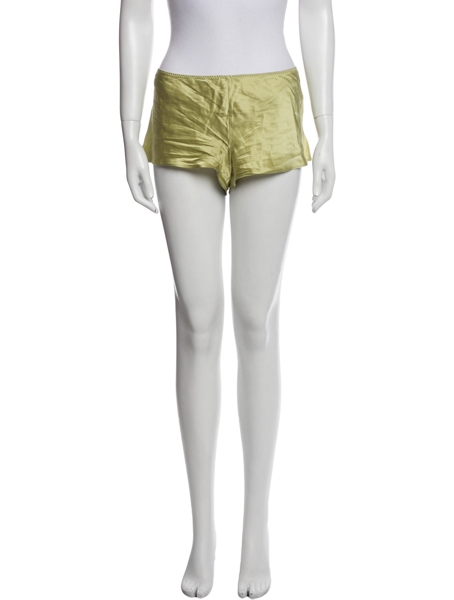 Olivia von Halle Silk Mini Shorts