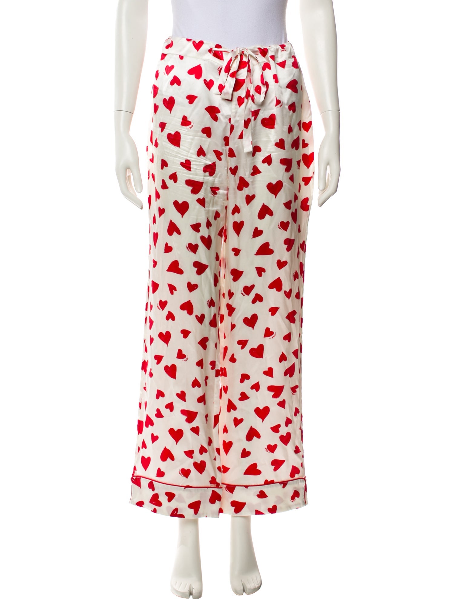 Olivia von Halle Silk Printed Pajamas