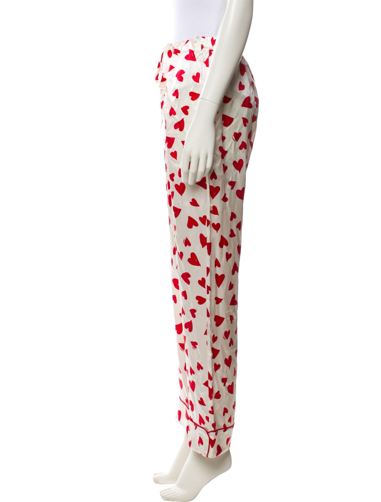 Olivia von Halle Silk Printed Pajamas