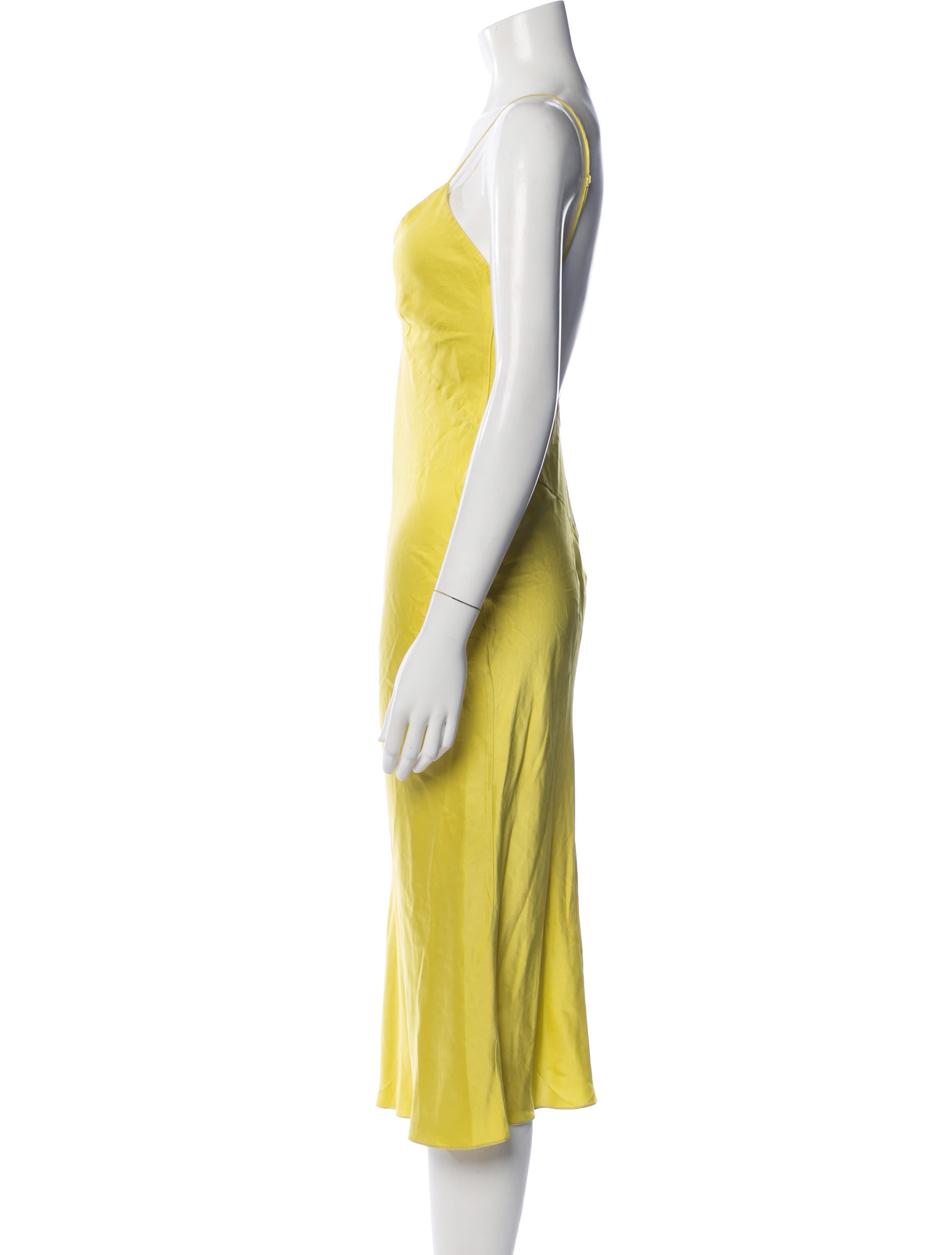 Olivia von Halle Silk Midi Length Dress