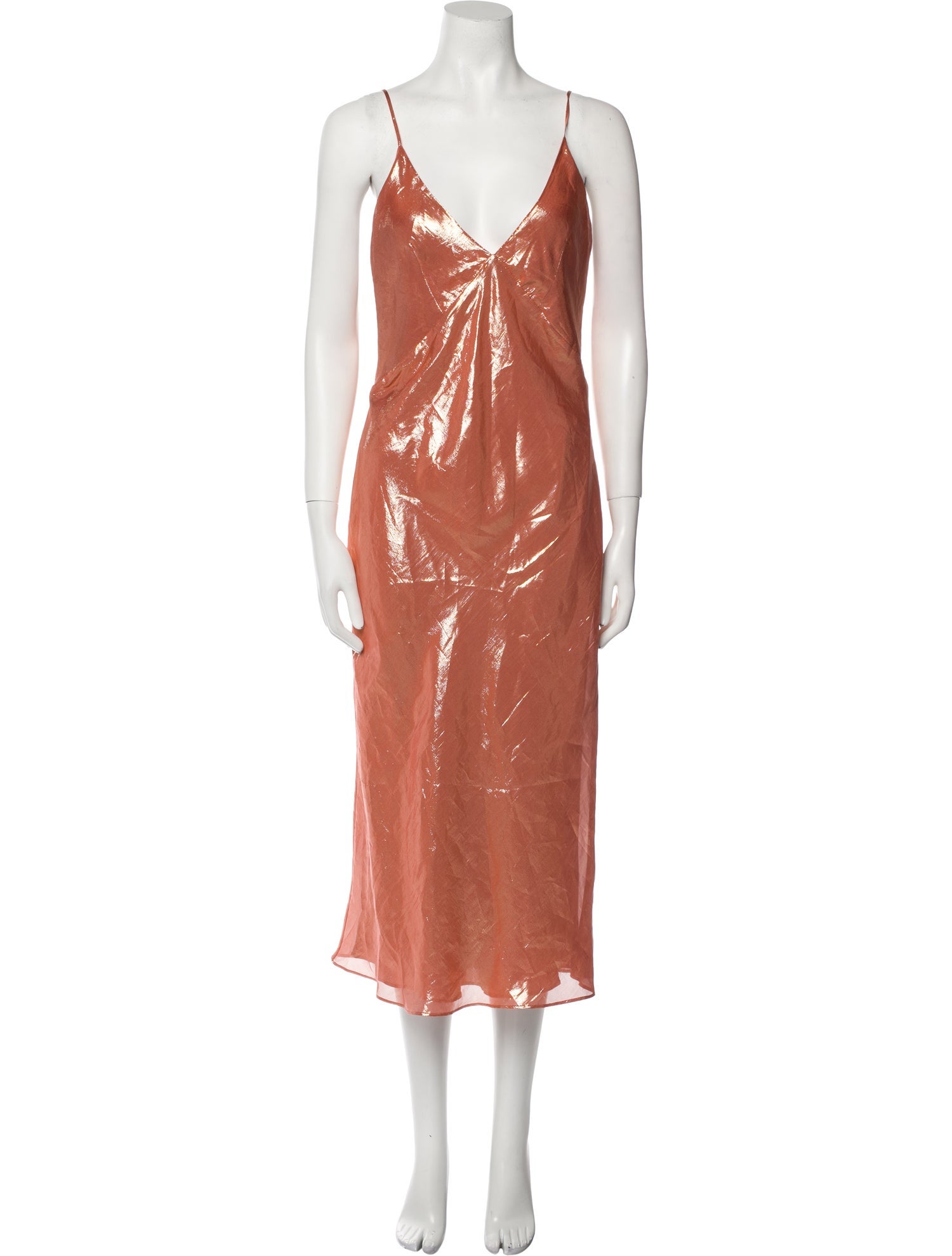 Olivia Von Halle x Disney V-Neck Long Dress