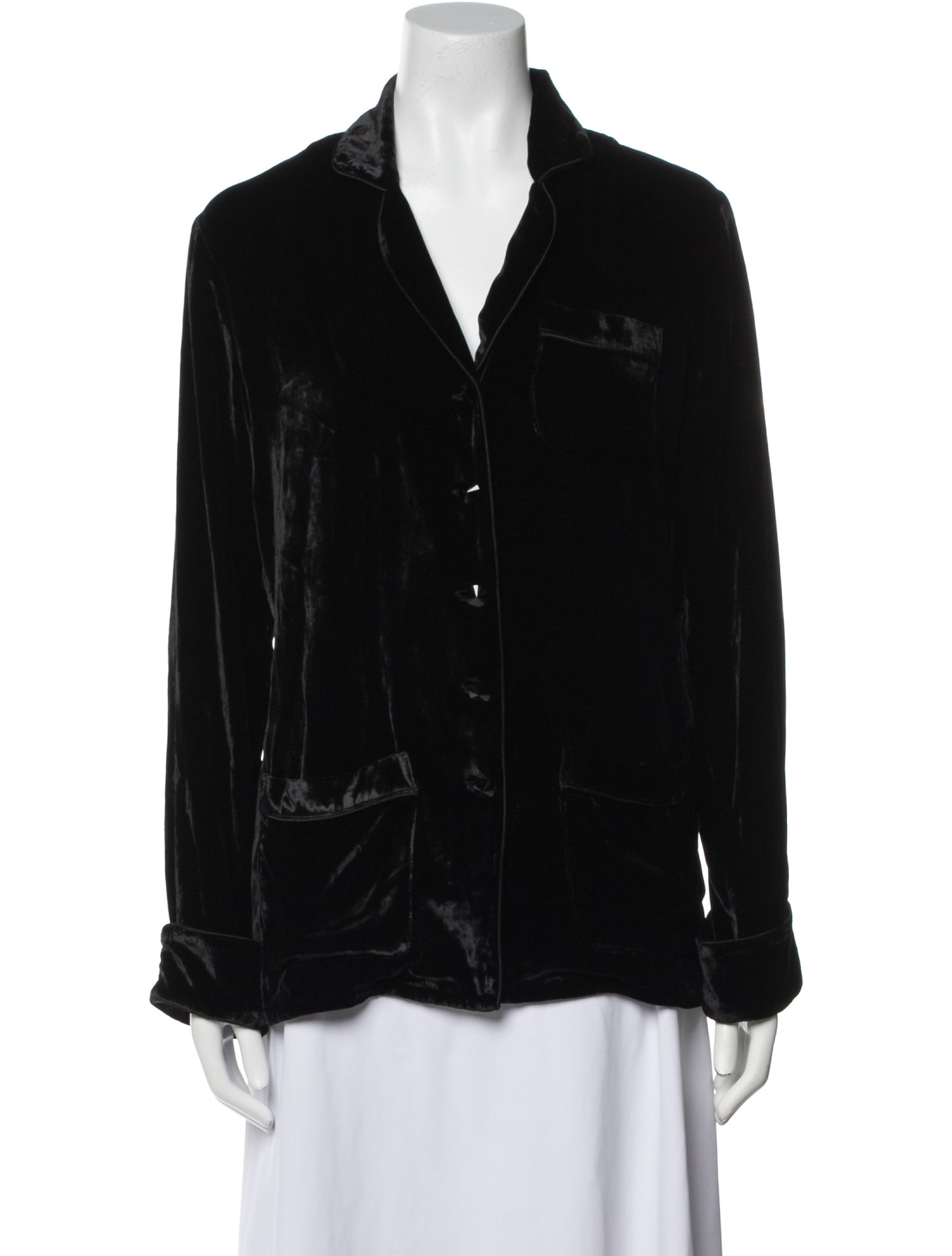 Olivia Von Halle x Disney Long Sleeve Button-Up Top