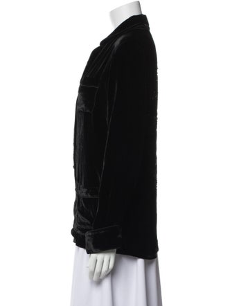 Olivia Von Halle x Disney Long Sleeve Button-Up Top