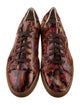 Oliver Sweeney Embossed Leather Animal Print Sneakers