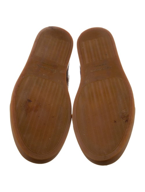 Oliver Sweeney Embossed Leather Animal Print Sneakers