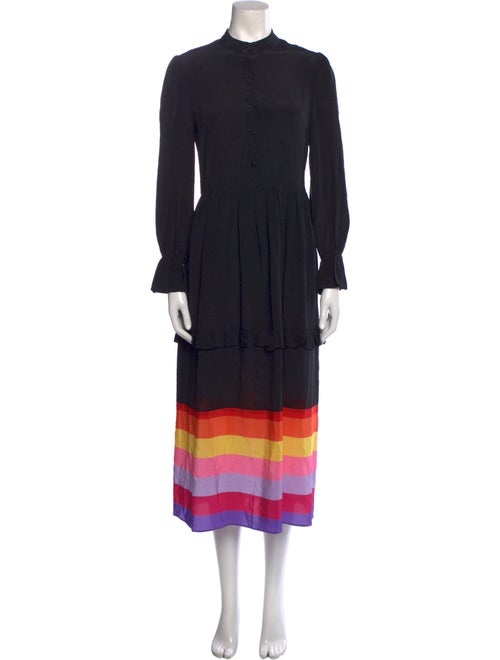 Olivia Rubin Striped Long Dress