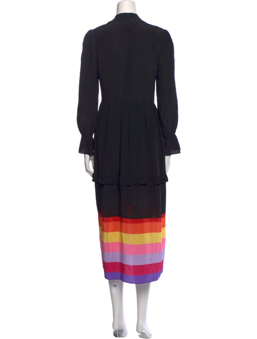 Olivia Rubin Striped Long Dress