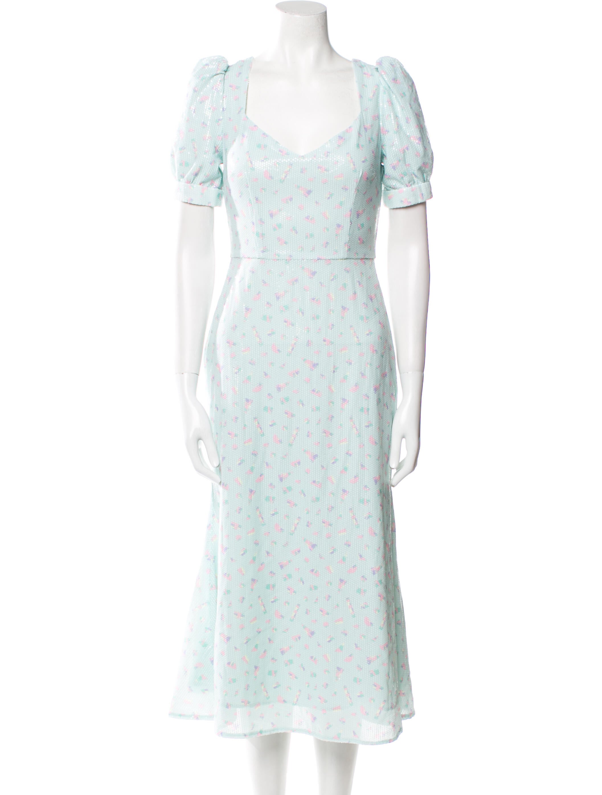 Olivia Rubin Floral Print Long Dress