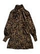 Olivia Rubin Animal Print Mini Dress
