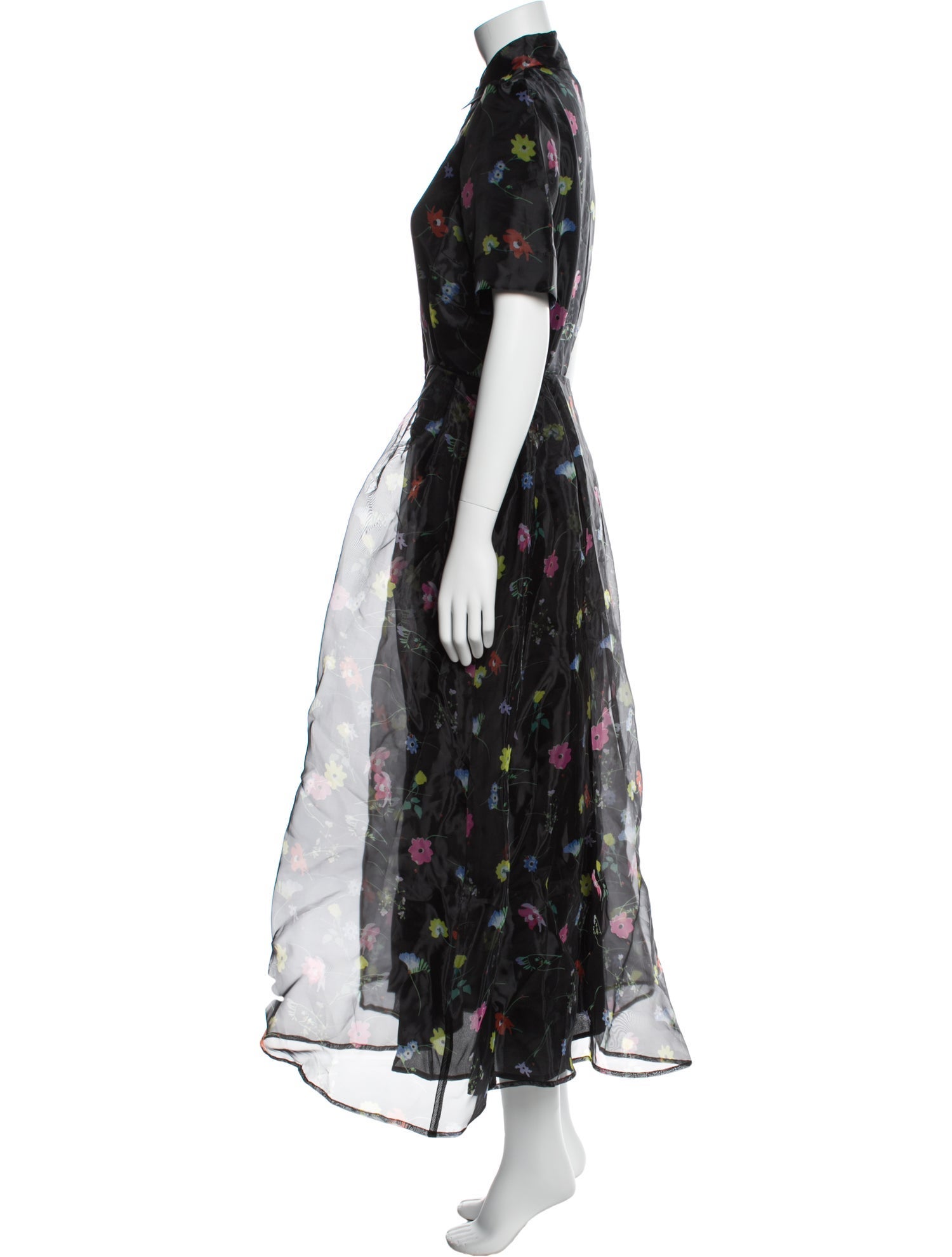 Olivia Rubin Floral Print Long Dress