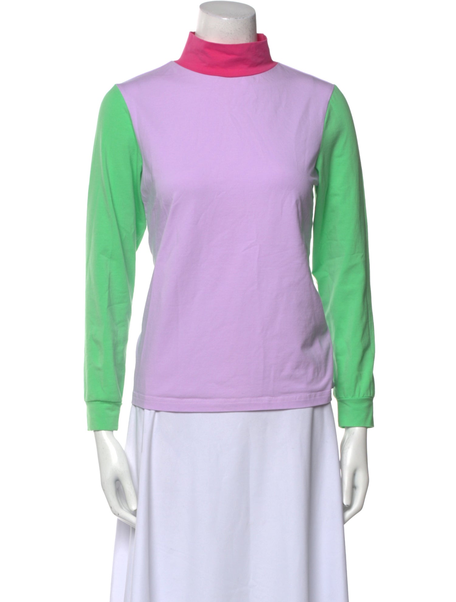 Olivia Rubin Turtleneck Three-Quarter Sleeve Sweatshirt