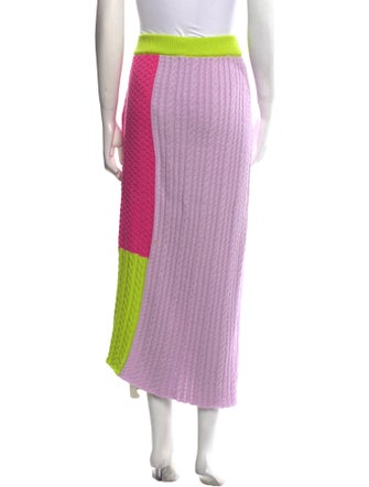 Olivia Rubin Colorblock Pattern Midi Length Skirt