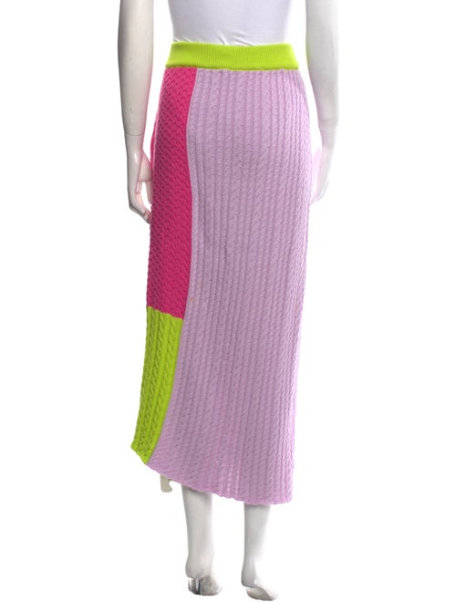Olivia Rubin Colorblock Pattern Midi Length Skirt