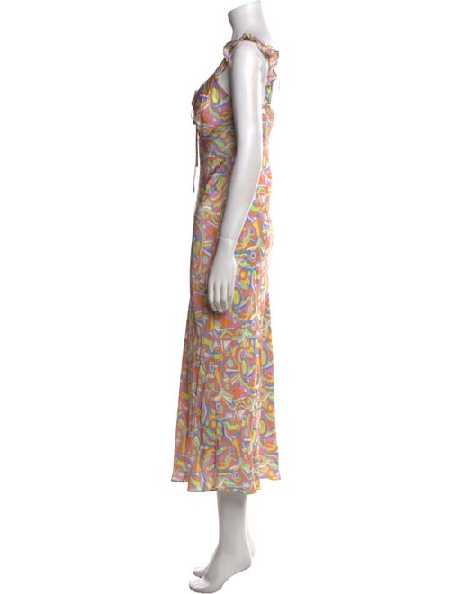 Olivia Rubin Printed Long Dress