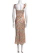 Olivia Rubin Printed Long Dress