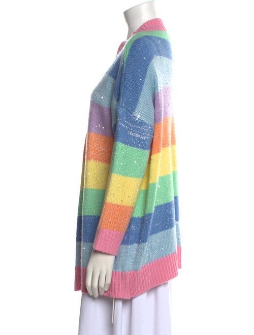 Olivia Rubin Striped V-Neck Sweater