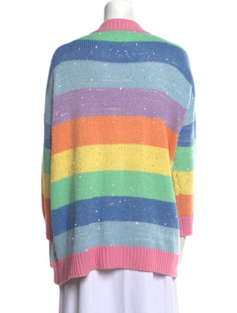 Olivia Rubin Striped V-Neck Sweater