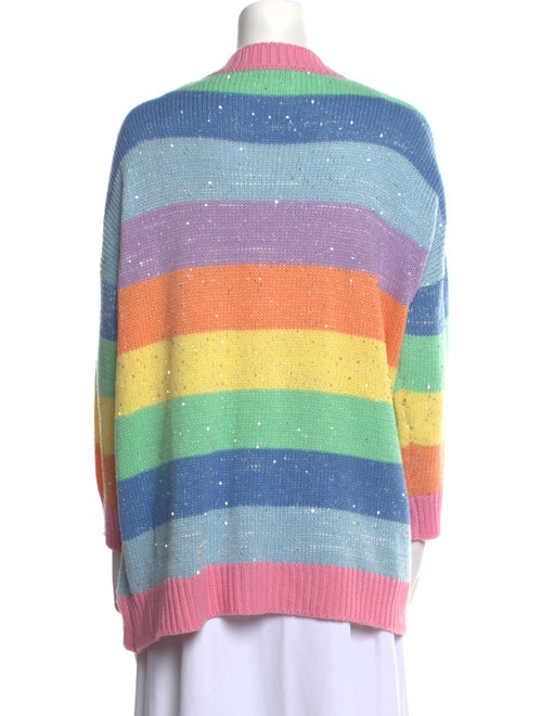 Olivia Rubin Striped V-Neck Sweater