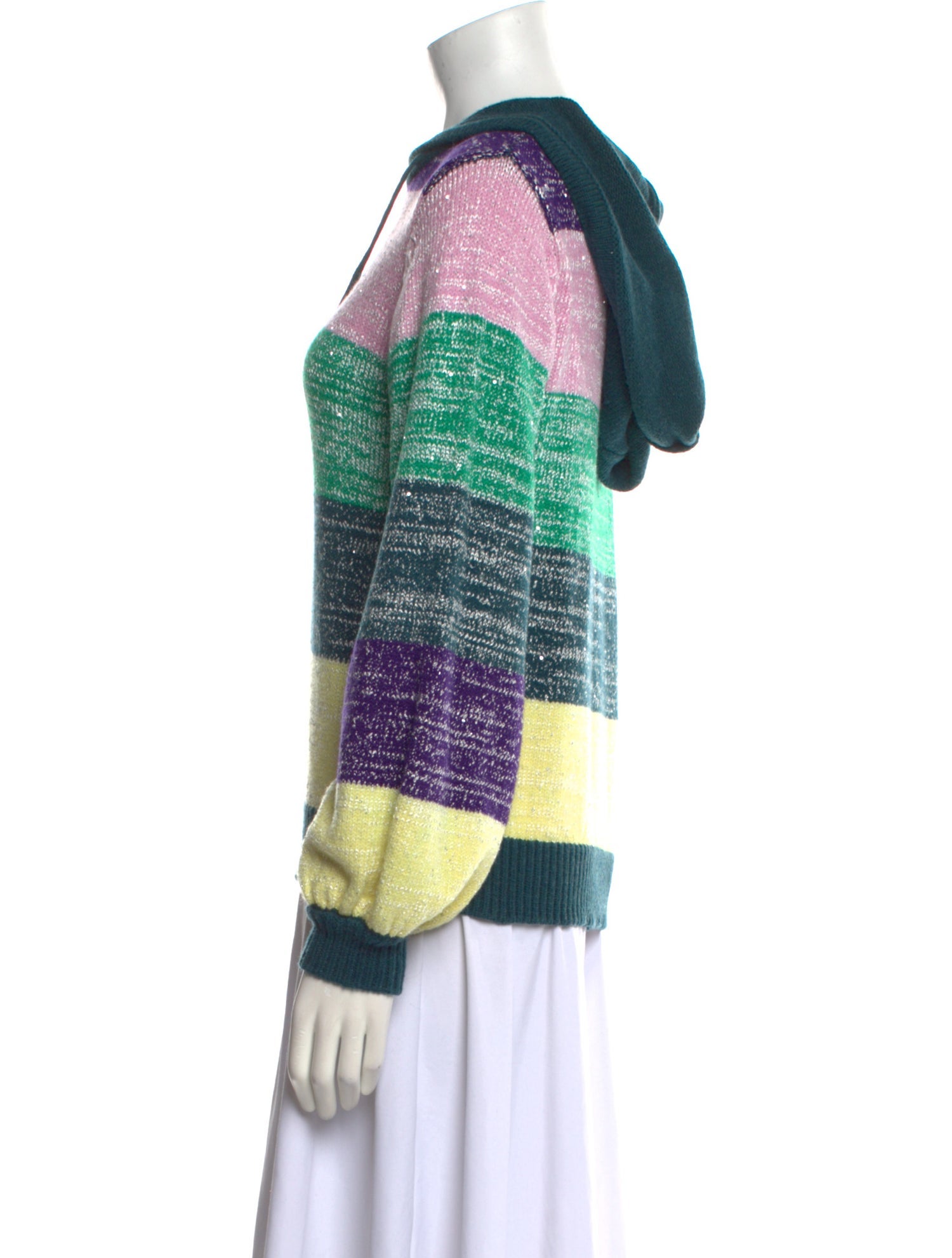 Olivia Rubin Striped Crew Neck Sweater