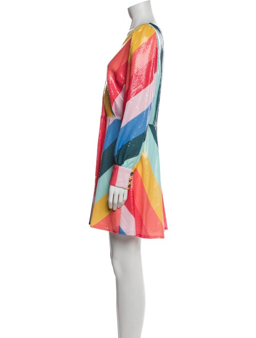 Olivia Rubin Printed Mini Dress