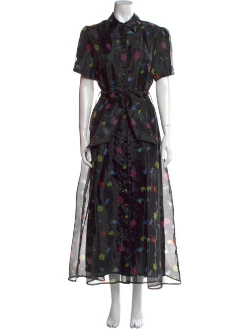 Olivia Rubin Floral Print Long Dress