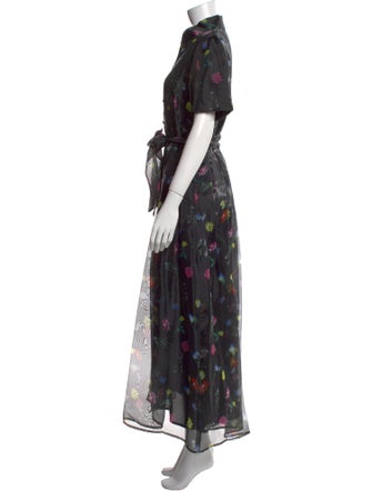 Olivia Rubin Floral Print Long Dress