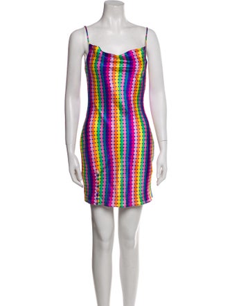 Olivia Rubin Printed Mini Dress