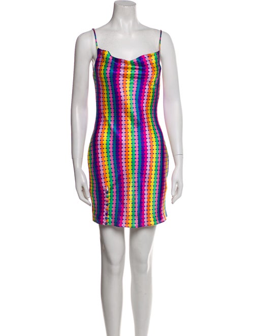 Olivia Rubin Printed Mini Dress