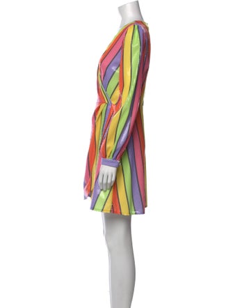 Olivia Rubin Striped Mini Dress