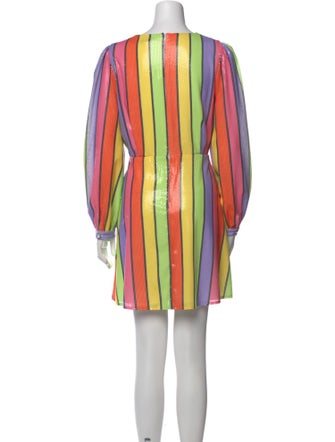Olivia Rubin Striped Mini Dress