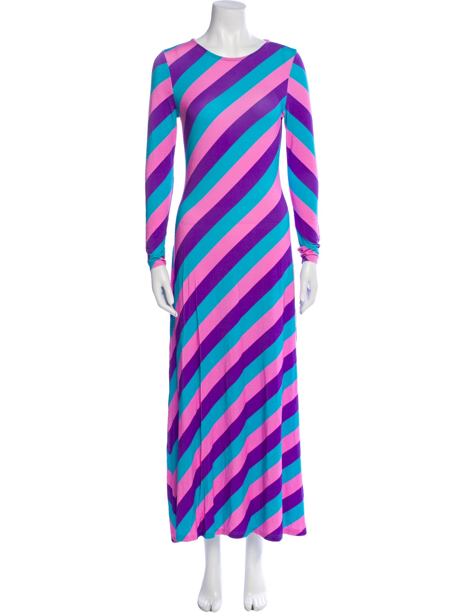 Olivia Rubin Striped Long Dress