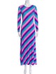 Olivia Rubin Striped Long Dress