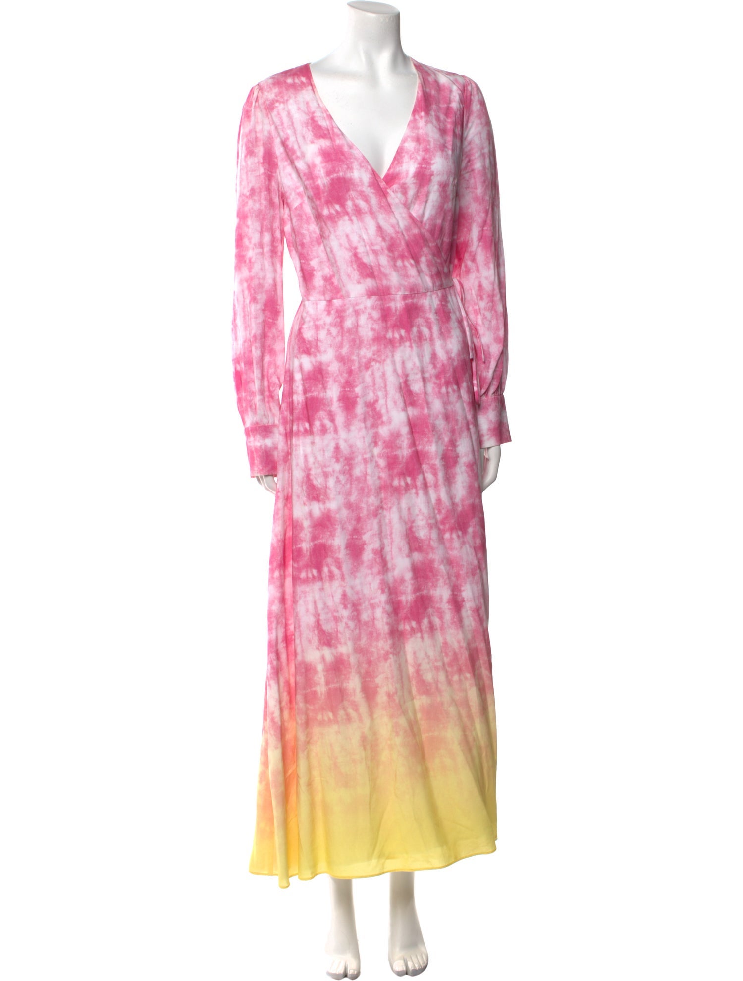 Olivia Rubin Tie-Dye Print Long Dress