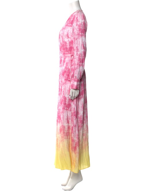 Olivia Rubin Tie-Dye Print Long Dress