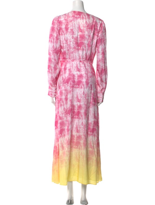 Olivia Rubin Tie-Dye Print Long Dress