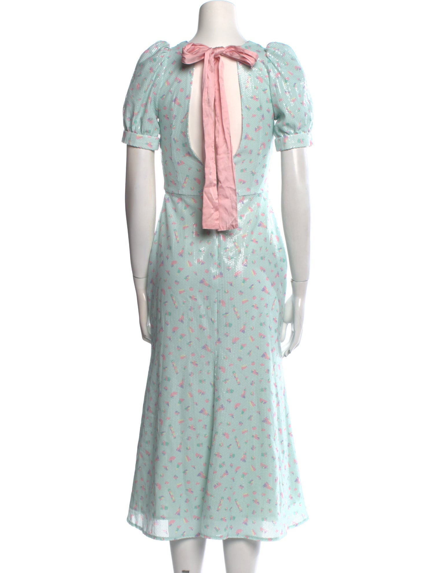 chinese dress ladies Olivia Rubin Shiny sage green Size 2 Dress – Swap Boutique main image 0
