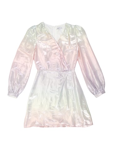 Pre-owned Olivia Rubin Silk Mini Dress In Pink