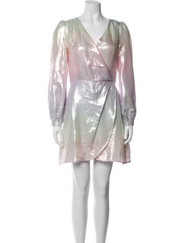 Pre-owned Olivia Rubin Silk Mini Dress In Pink