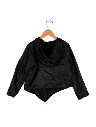 Omamimini Girls' Nylon Zip-Up Jacket