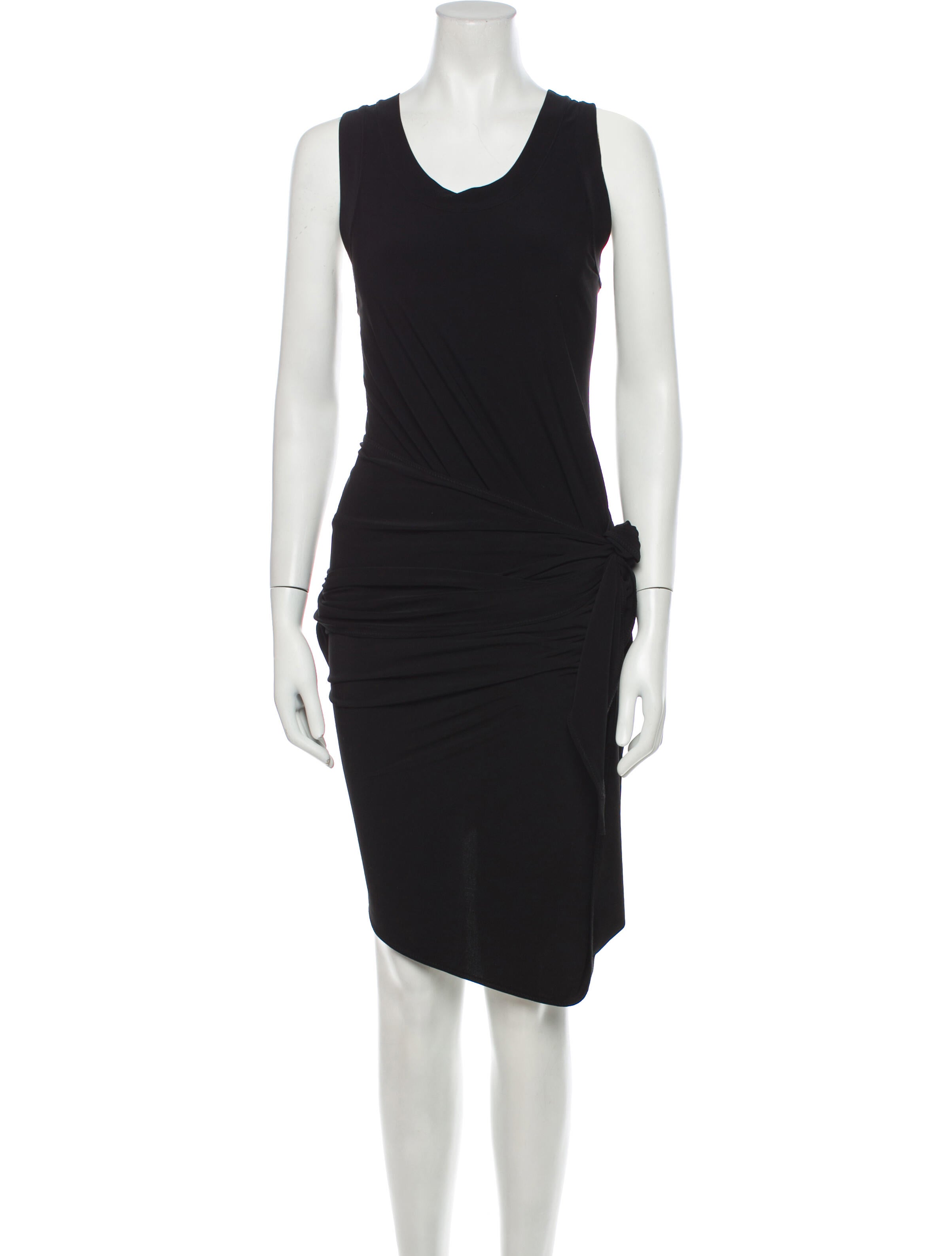 OMO Norma Kamali Scoop Neck Long Dress