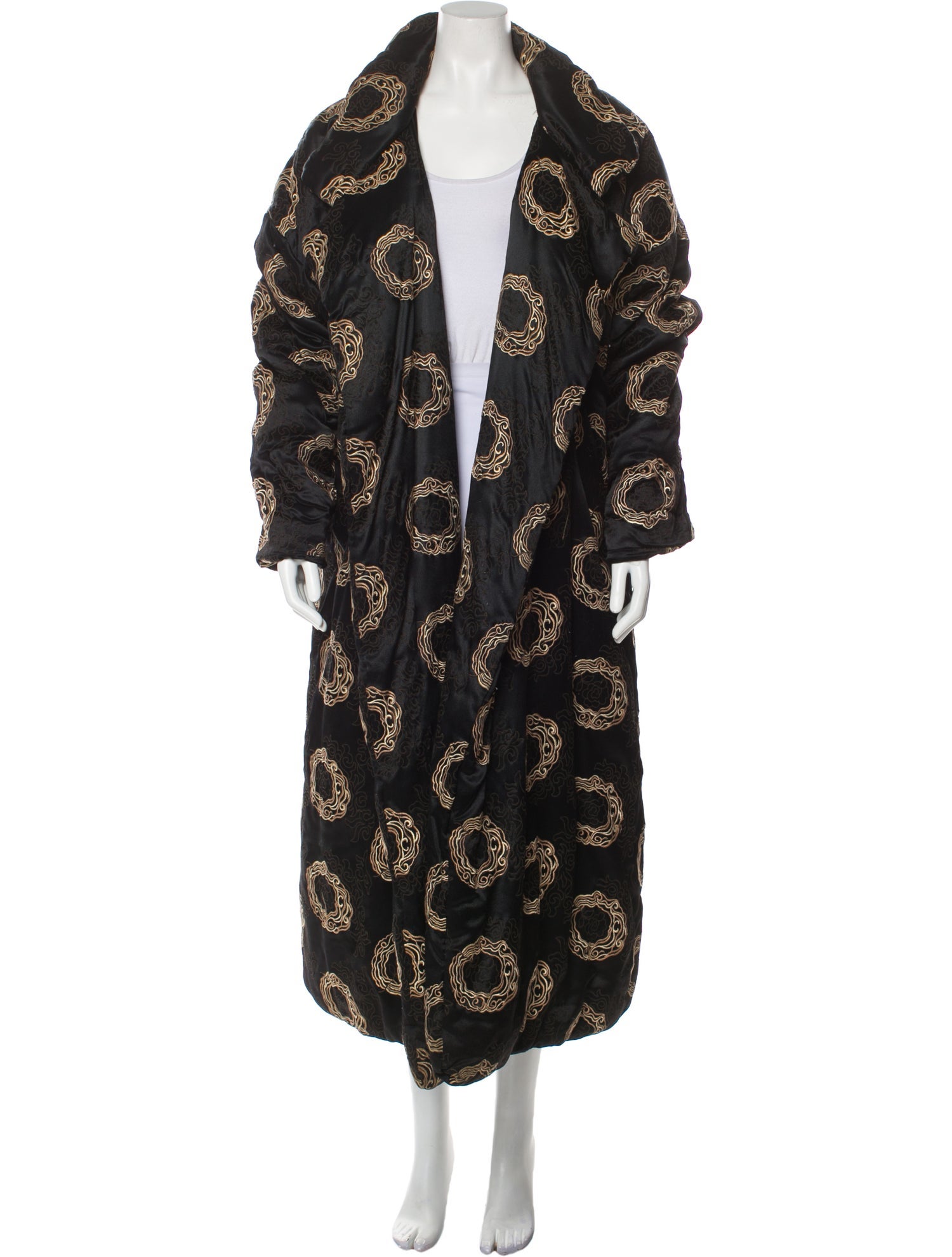 OMO Norma Kamali Vintage 1990's Parka Black Coats, Clothing