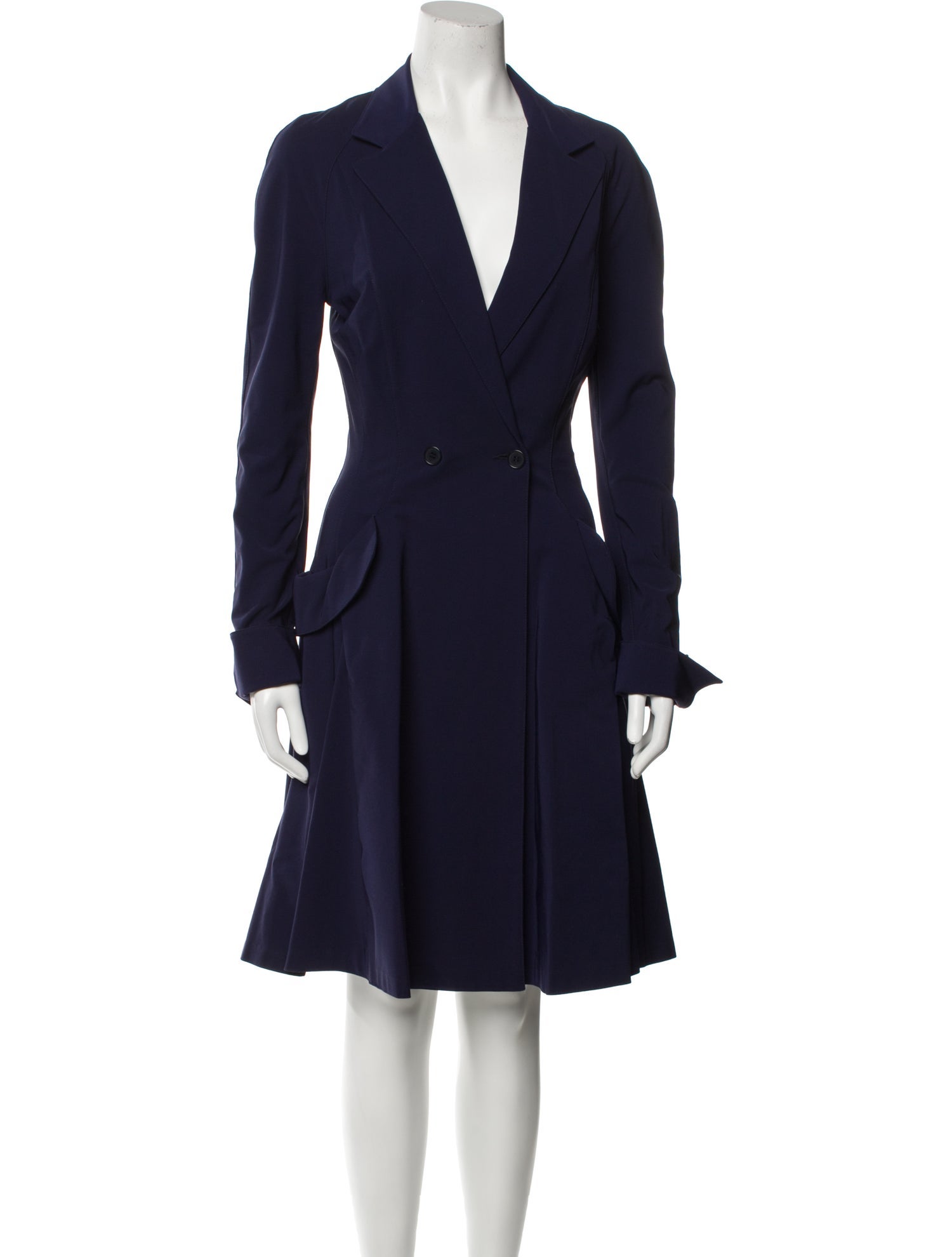 OMO Norma Kamali Vintage Late 1980's - Early 1990's Trench Coat