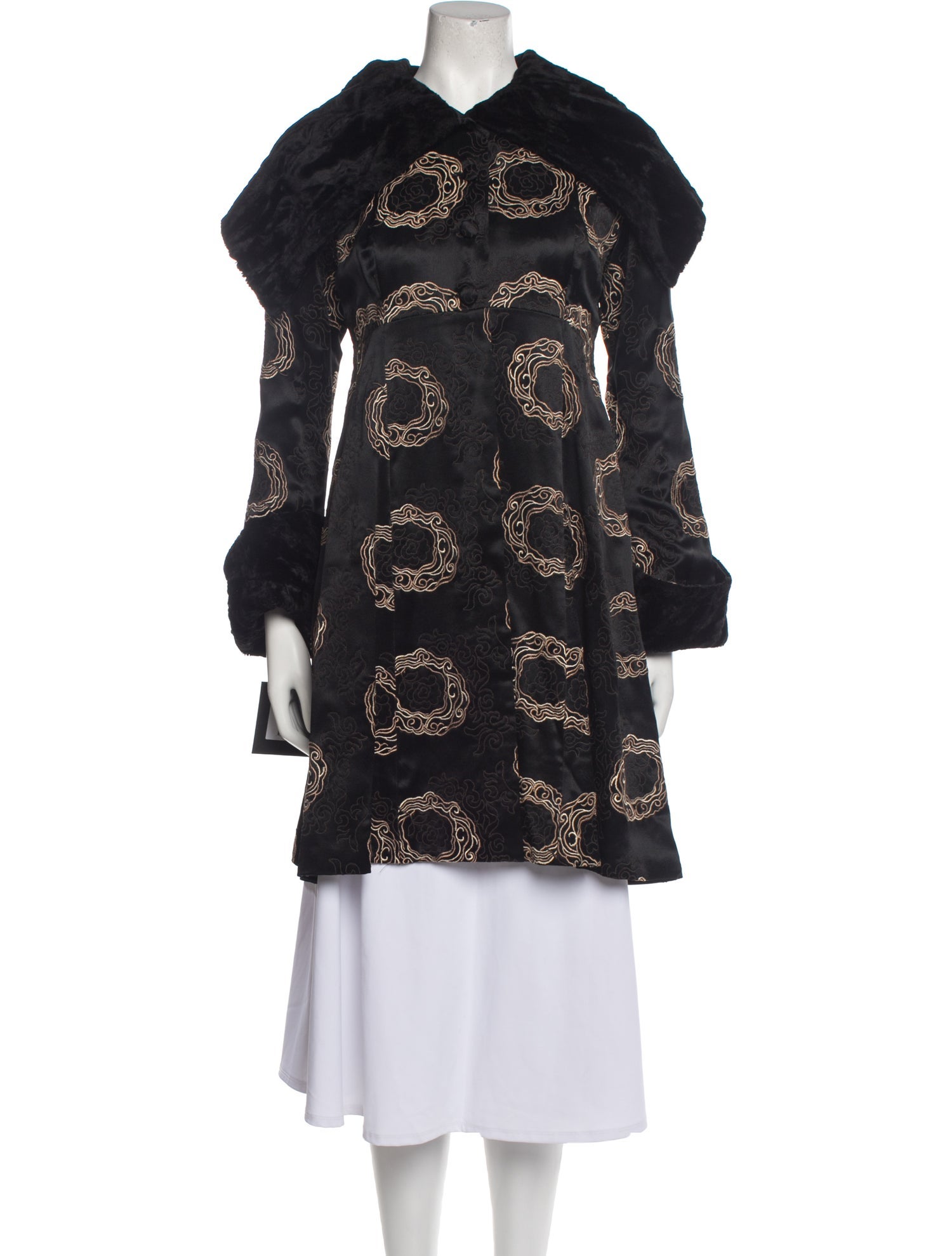 OMO Norma Kamali Vintage Printed Evening Jacket
