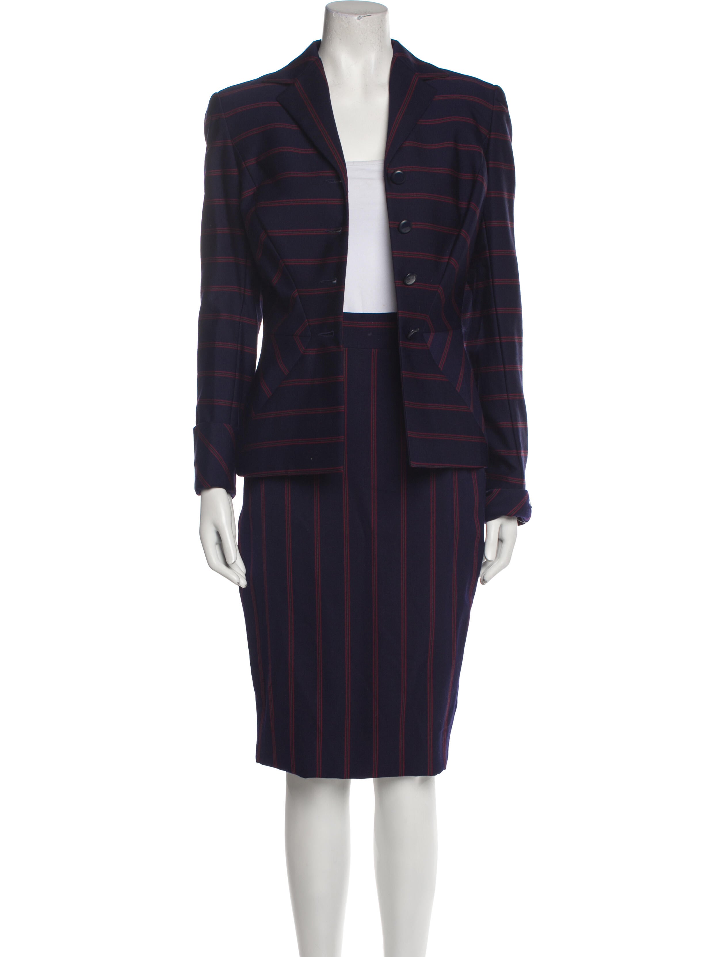 OMO Norma Kamali Vintage Late 1980's - Early 1990's Skirt Suit w/ Tags