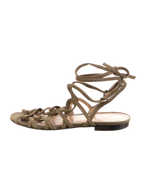 OMO Norma Kamali Suede Gladiator Sandals