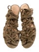 OMO Norma Kamali Suede Gladiator Sandals
