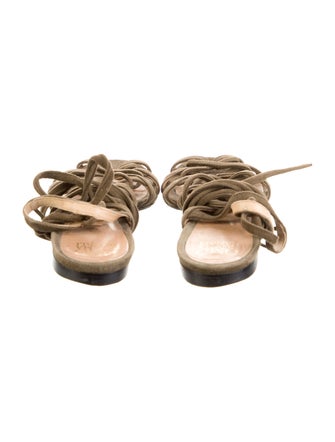 OMO Norma Kamali Suede Gladiator Sandals