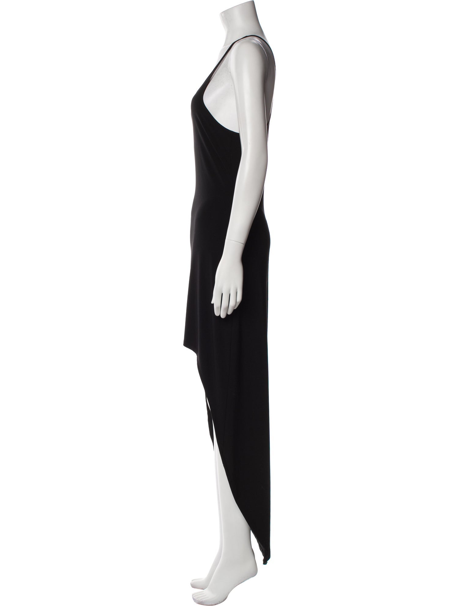 OMO Norma Kamali Scoop Neck Long Dress