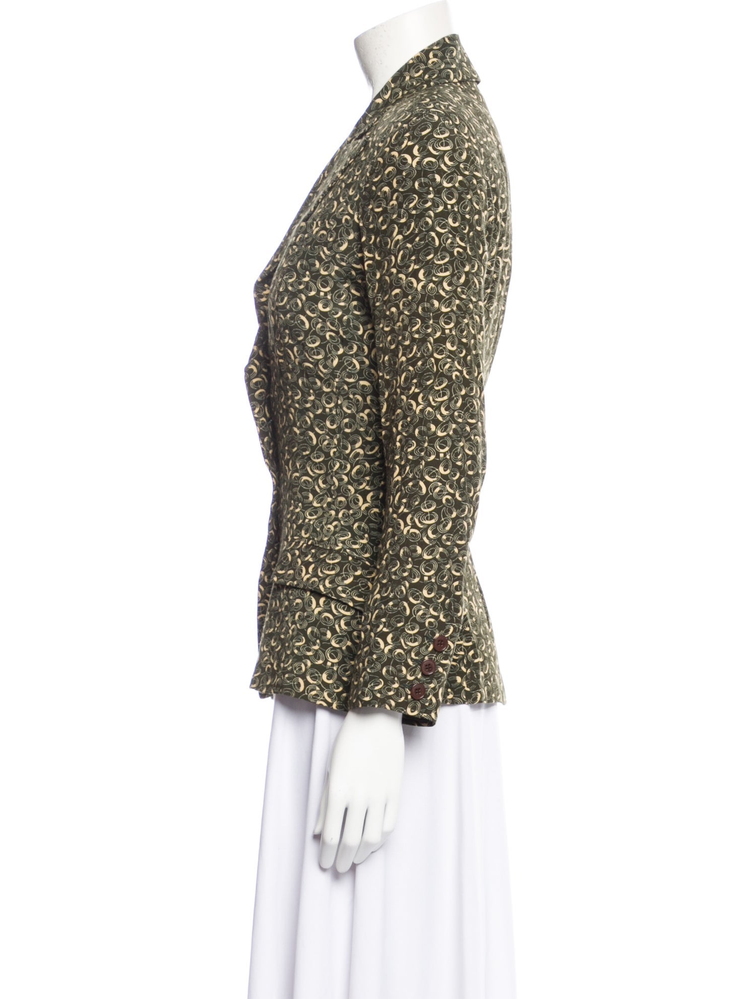 OMO Norma Kamali Printed Blazer